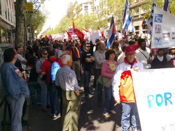 Cuba no está sola - Manifestación Madrid Cuba no está sola - Manifestación Madrid