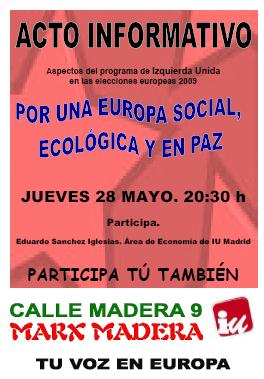 Cartel del acto