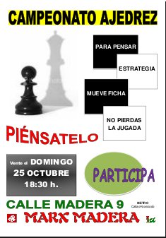 Campeonato de ajedrez en Marx Madera