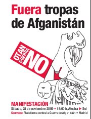 Fuera tropas de Afganistán